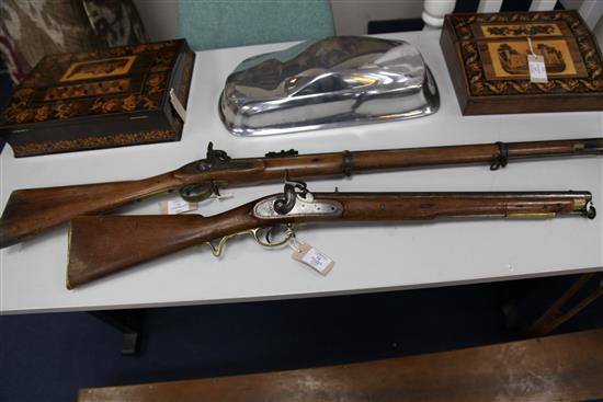 A Victorian percussion cavalry carbine,